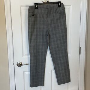 Gray Plaid Pants